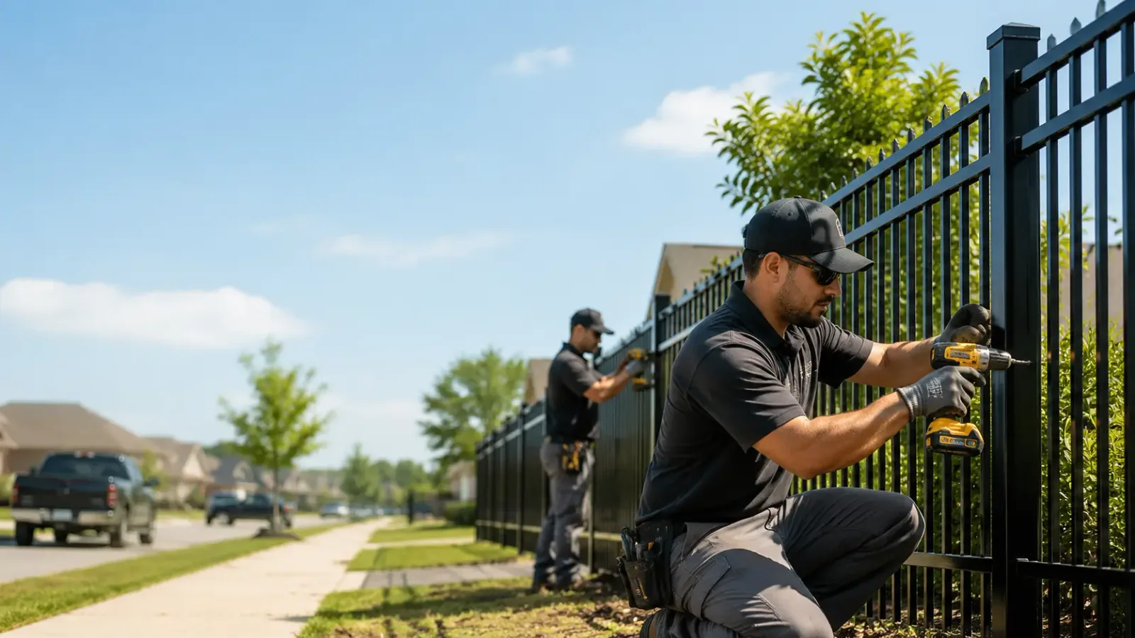 Metal Fence Installation in Palmyra, IL